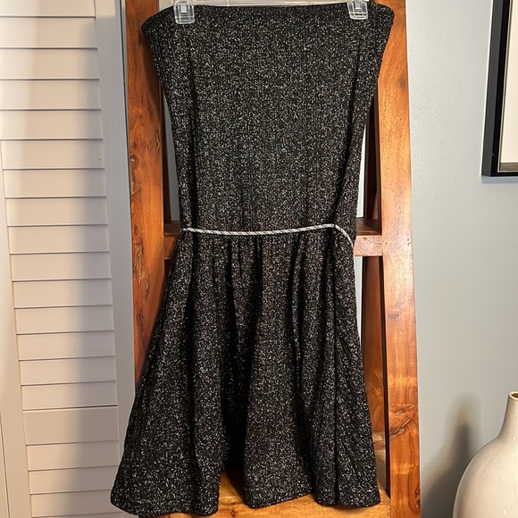 Free People Knit Strapless Wool Lurex Dress - Picture 3 of 6